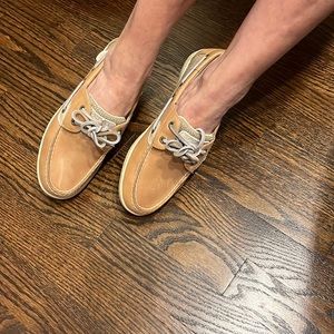 Never worn sperrys for sale!
